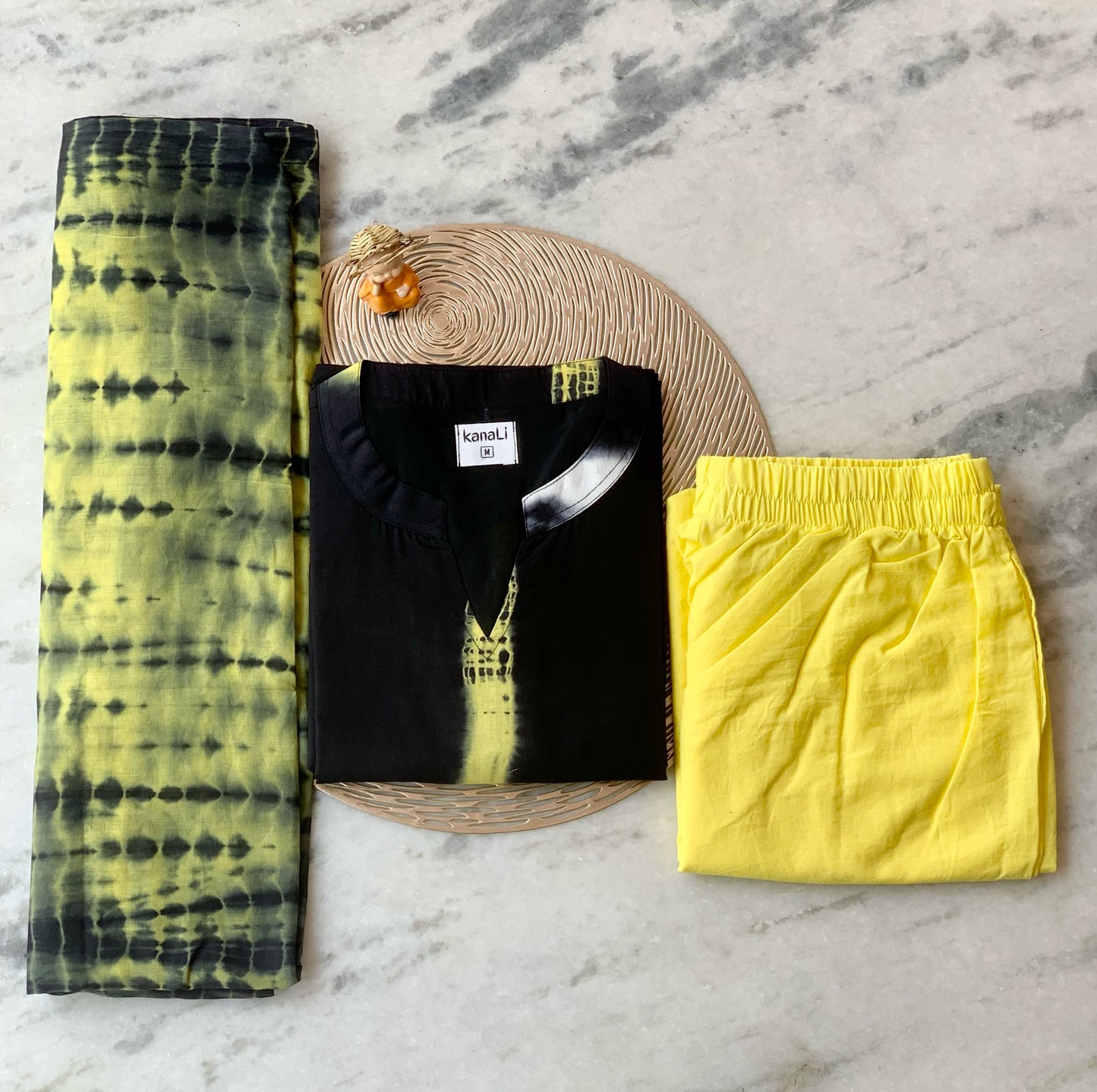 Midnight lime - Salwar suit set (*Preorder)