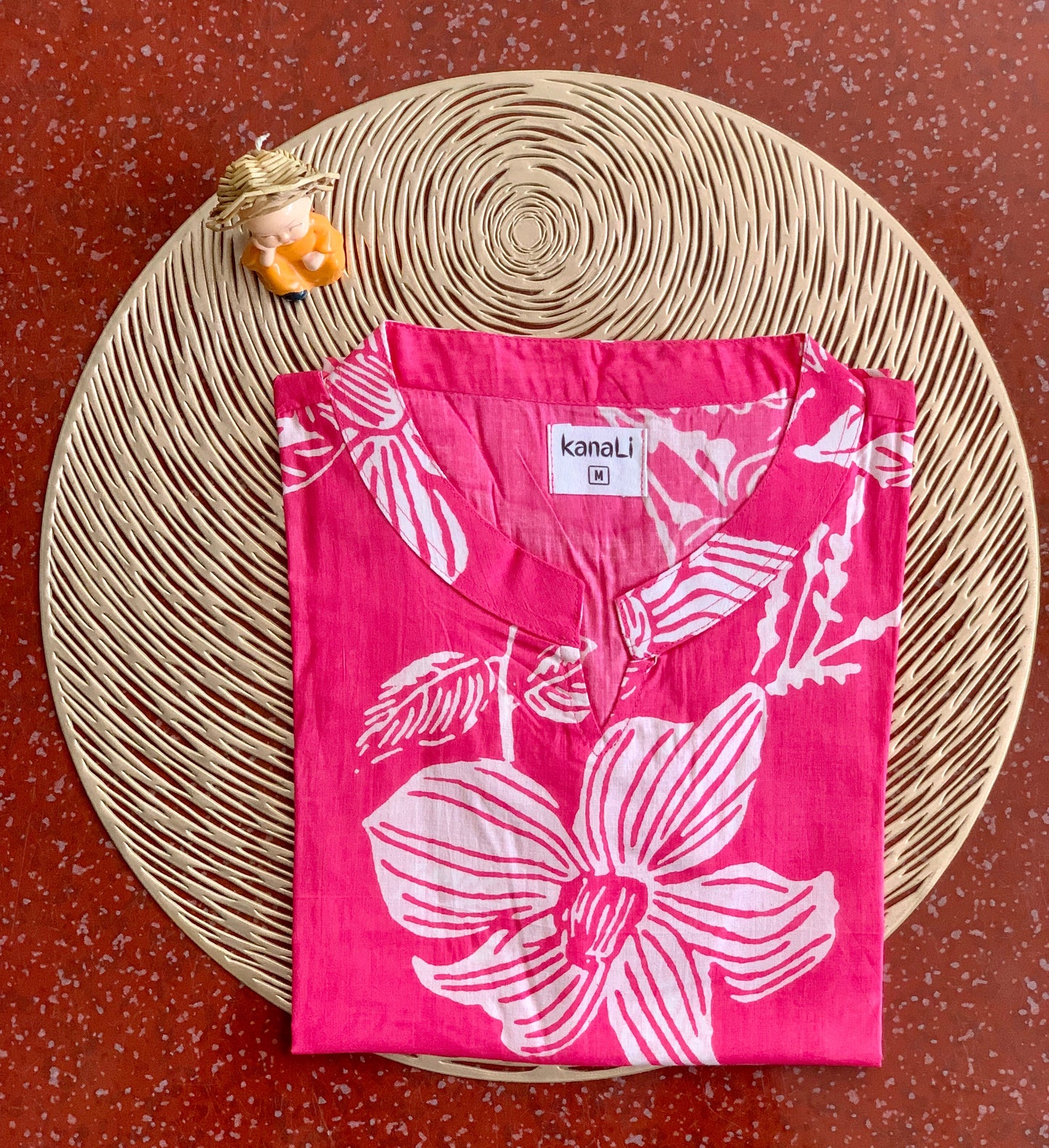 Pink orchid - Kurti