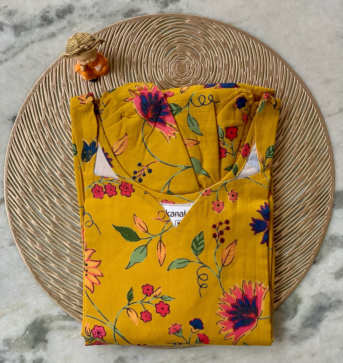 Yellow botanical - Maxi
