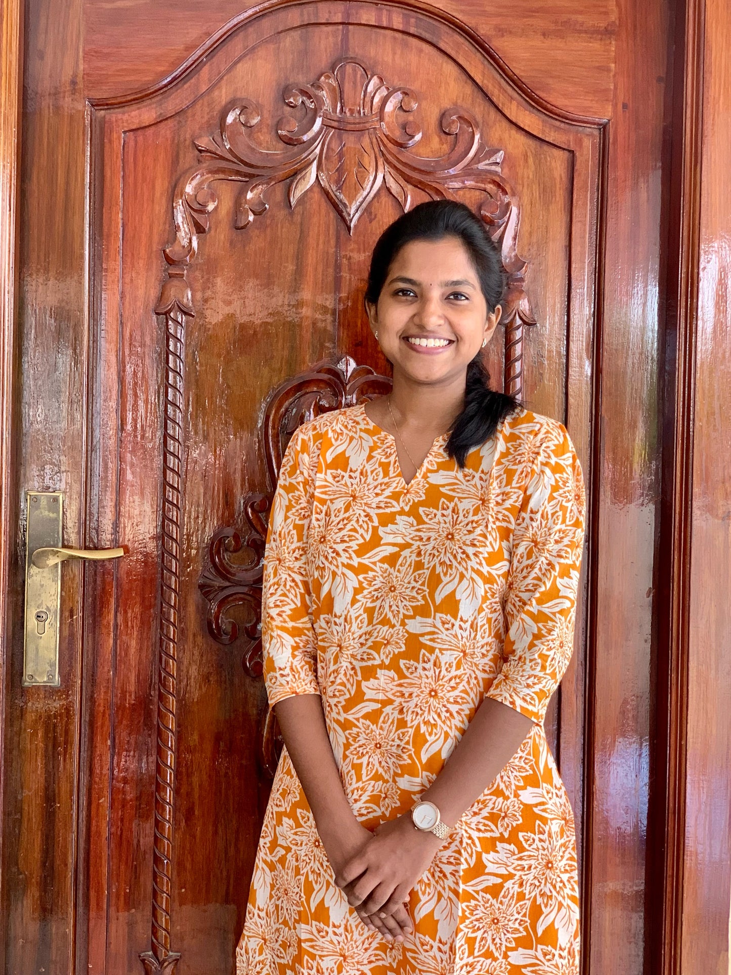 Orange - Kurti set
