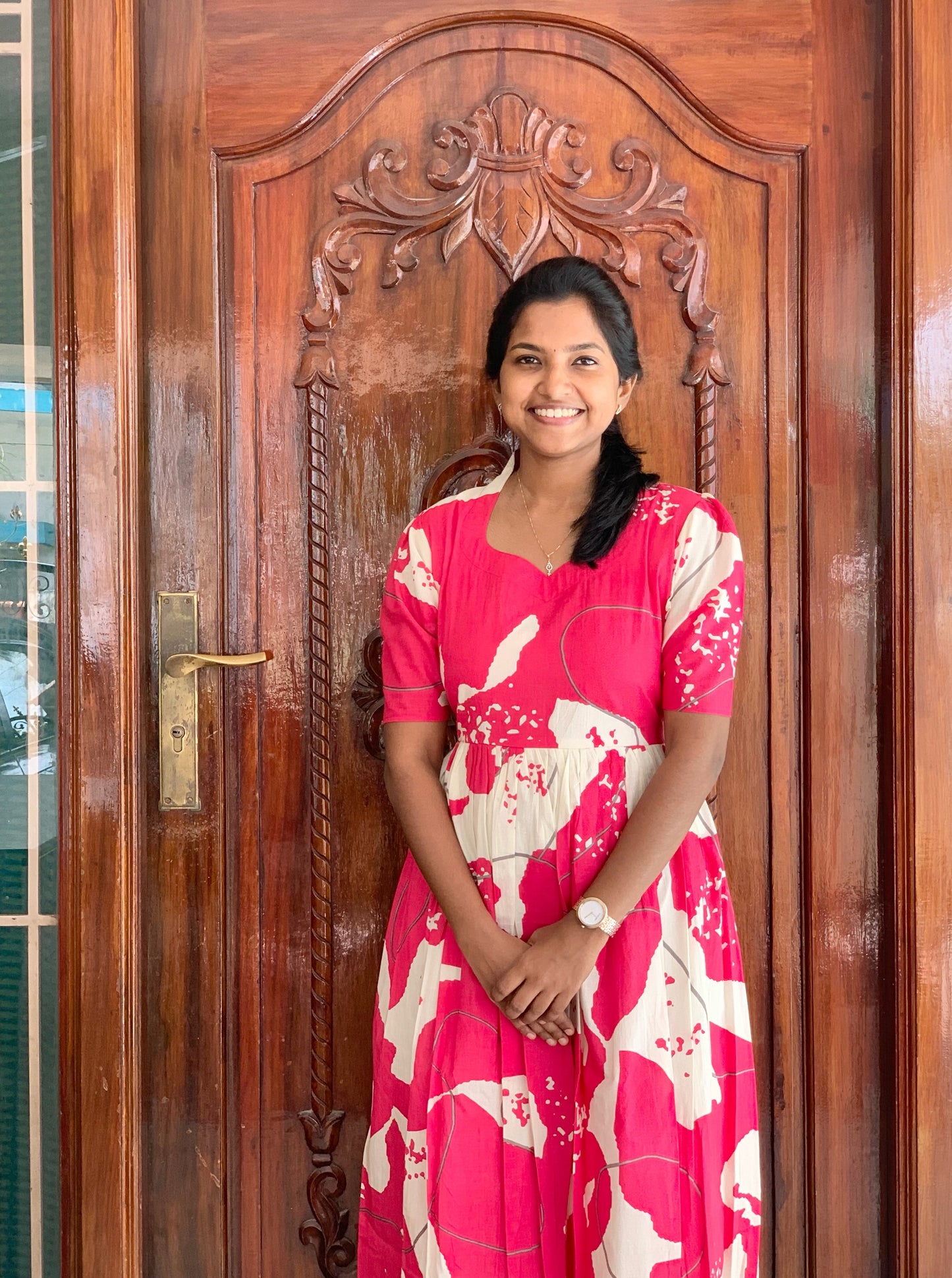 Blush Pink Abstract - Maxi