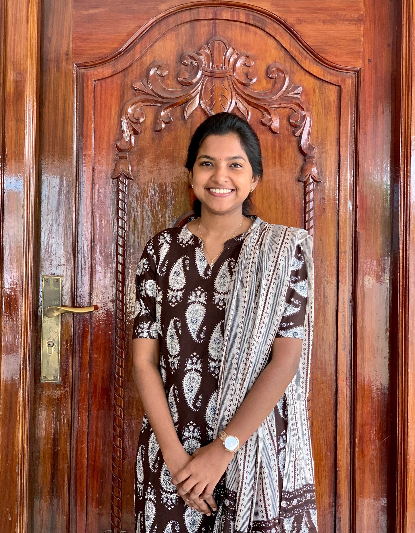 Brown Paisley- Salwar suit set