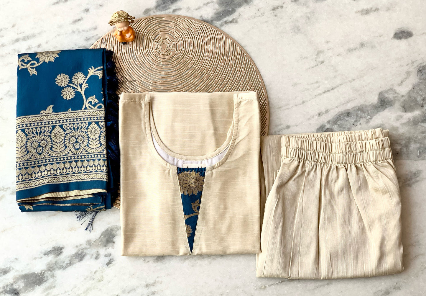 Ivory Elegance - Ethnic suit set