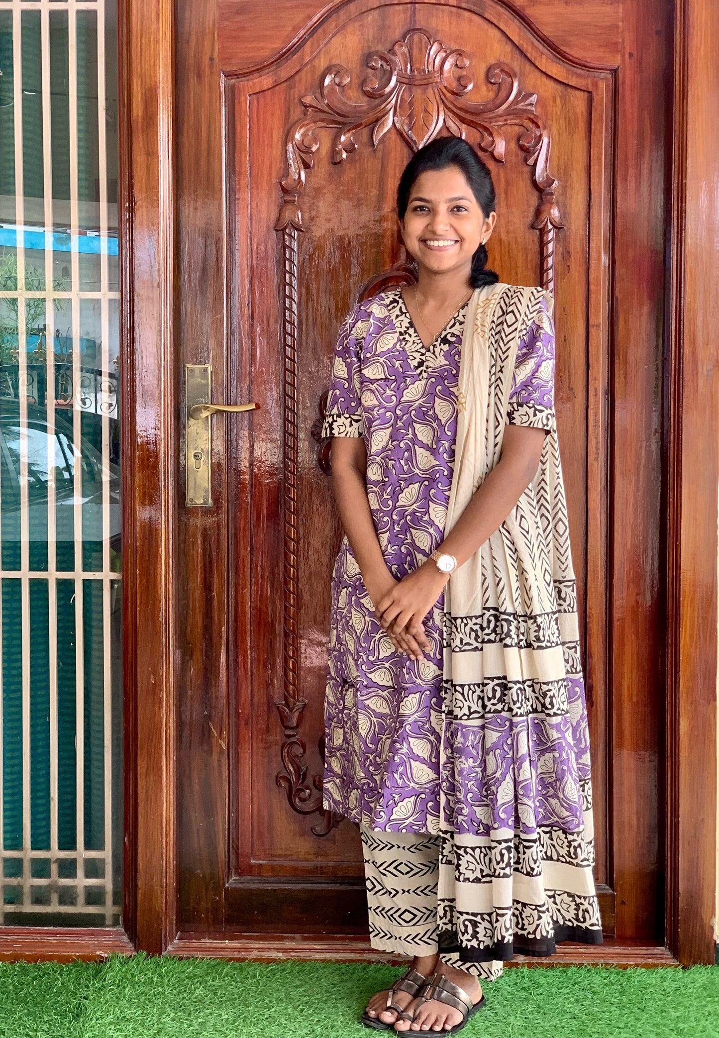 Lilac Bloom - Salwar suit set