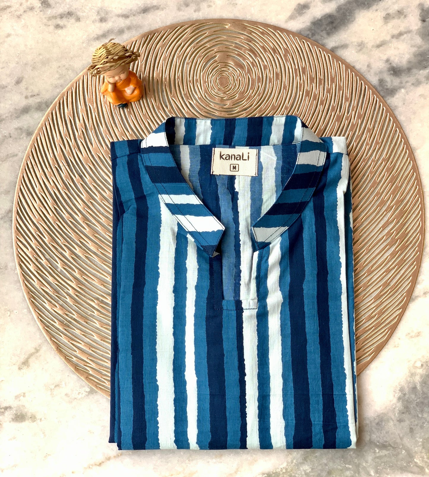 Indigo Stripes - Kurti