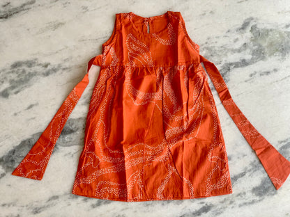 Orange delight - Girl Frock