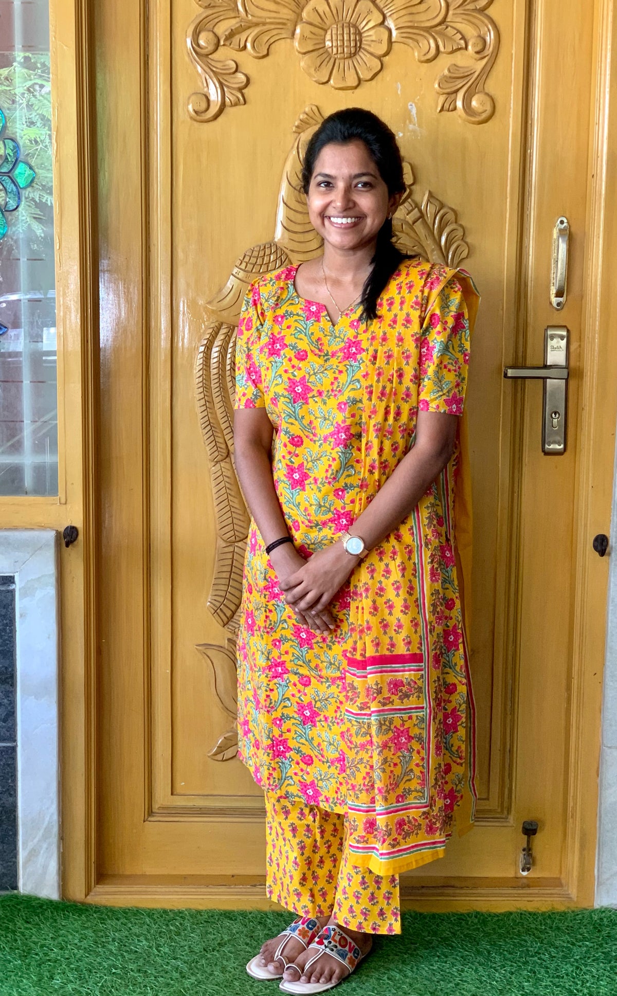 Sunshine gulab - ⁠Salwar suit set