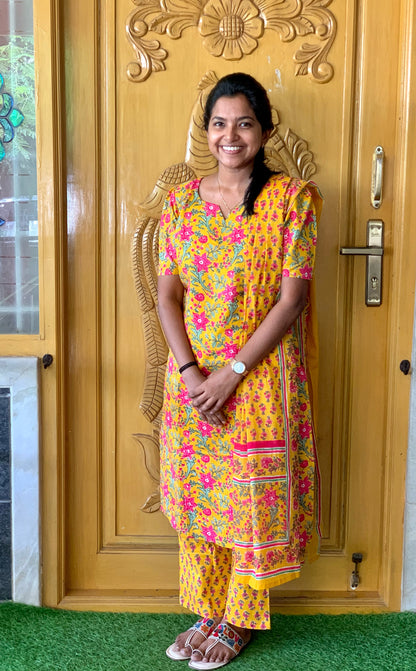 Sunshine gulab - ⁠Salwar suit set