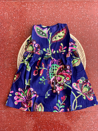 Ink blue - Baby Frock