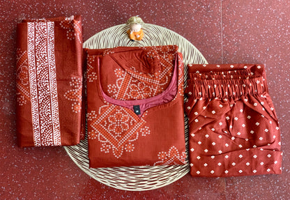 Rangoli Rust - ⁠Salwar suit set
