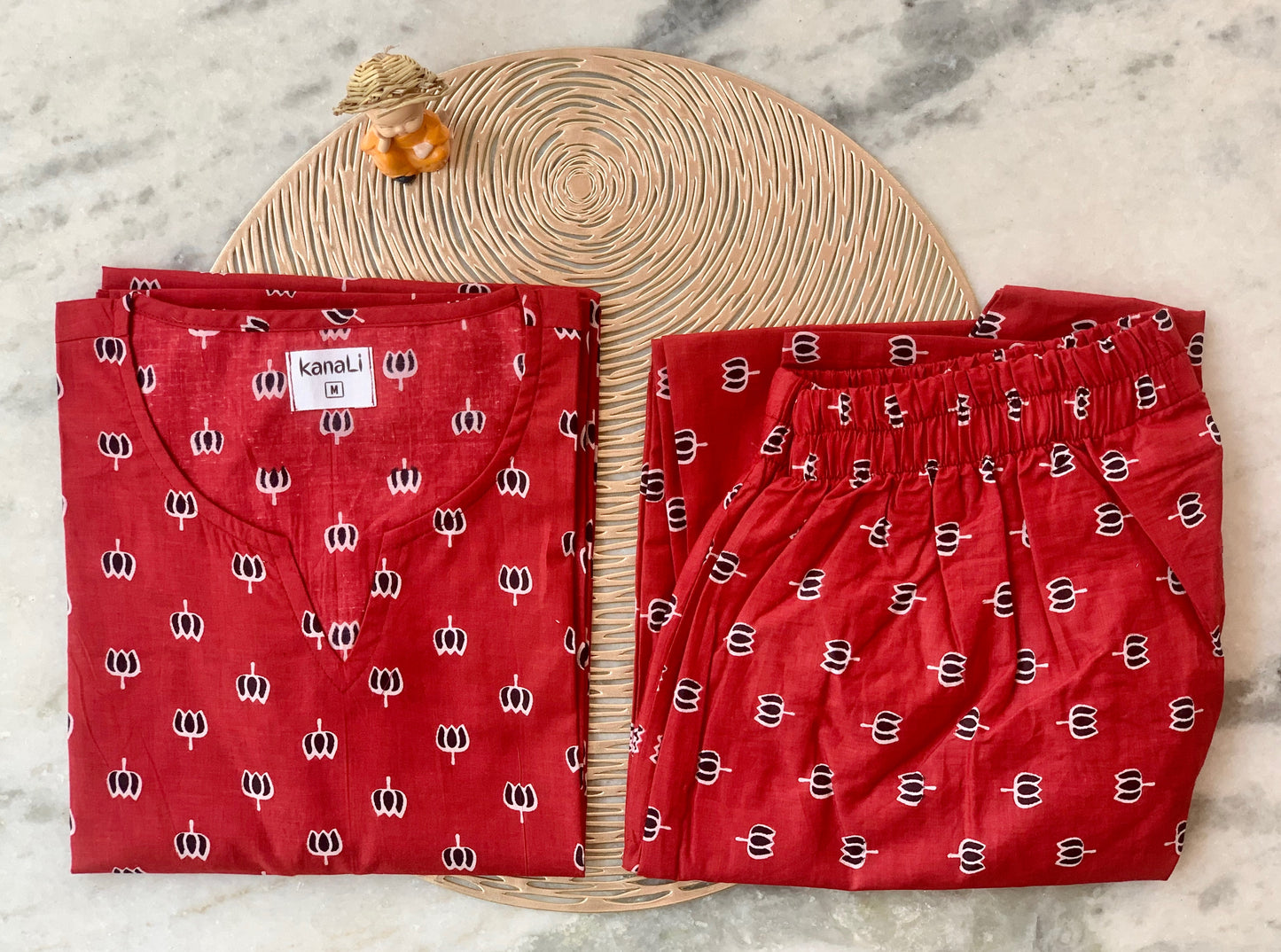Red lotus - Co-ord