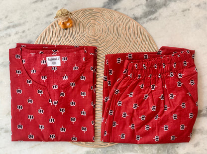 Red lotus - Co-ord