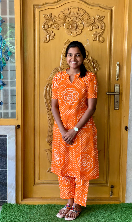 Ruhani orange - Co-ord