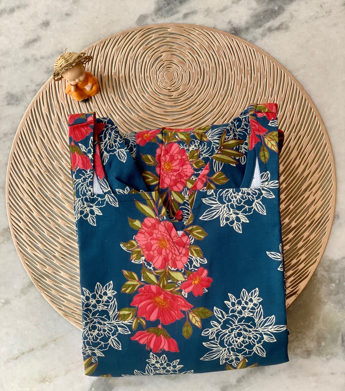 Teal bloom - Maxi