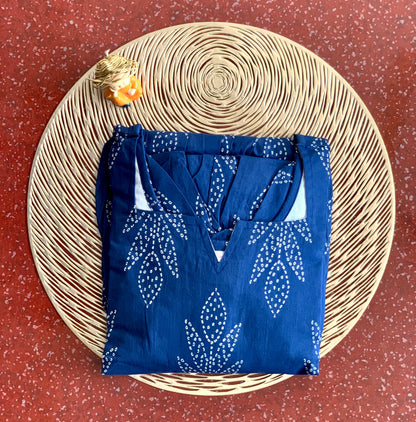 The Indigo leaf - Maxi