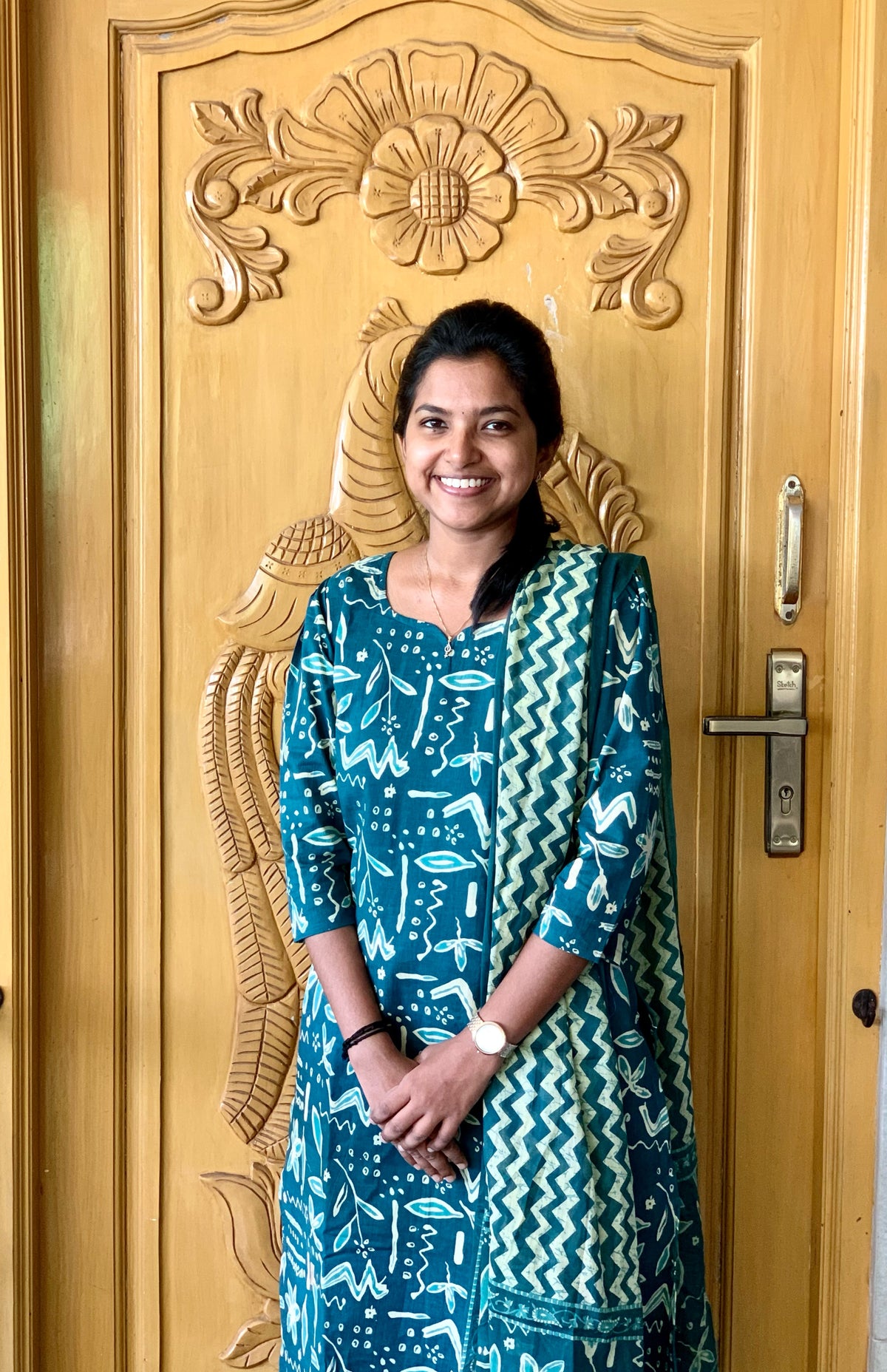 Teal tangle - ⁠Salwar suit set