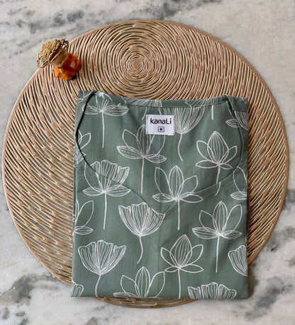 Grey lotus - Kurti