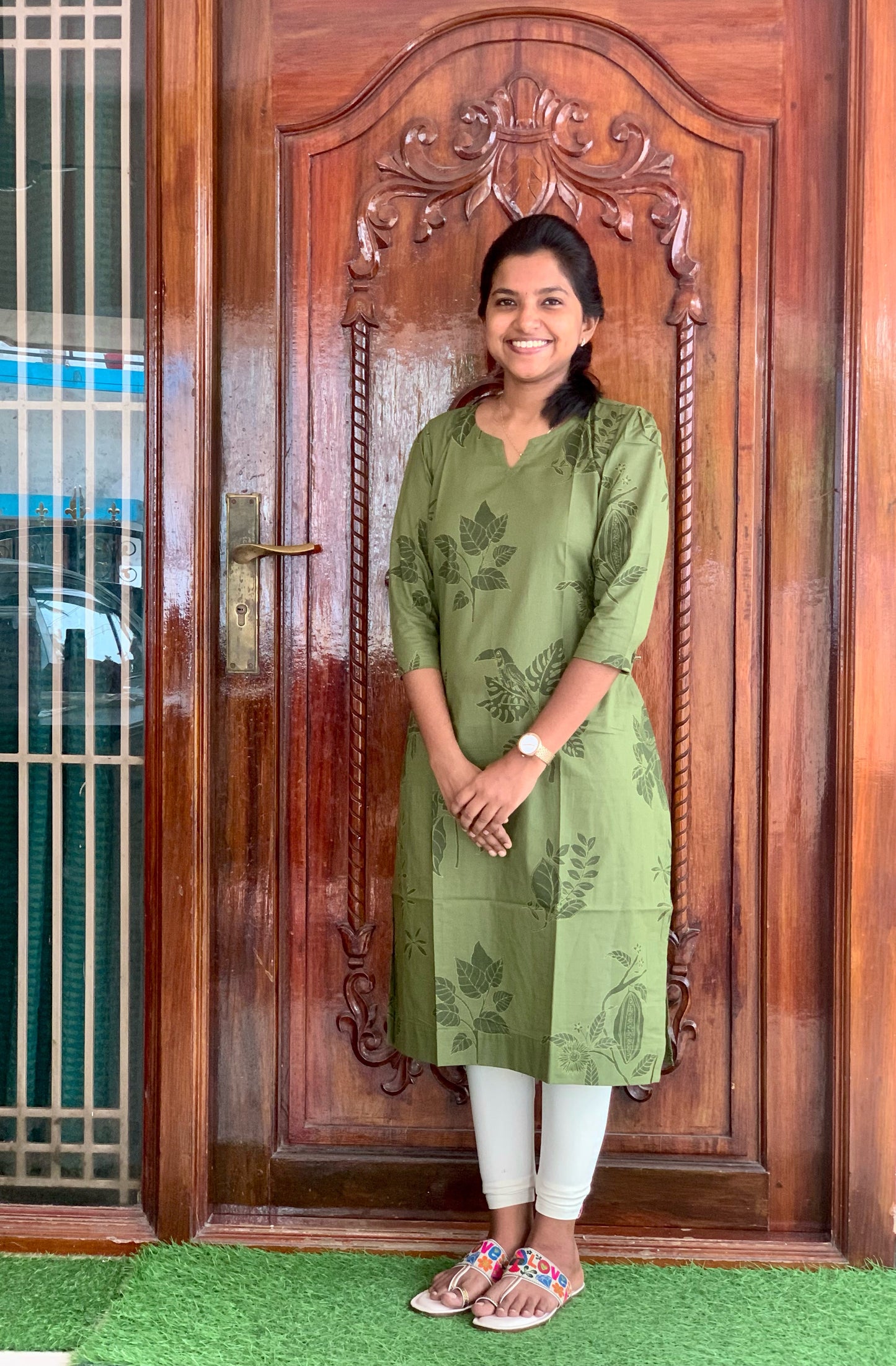 Forest green - Kurti