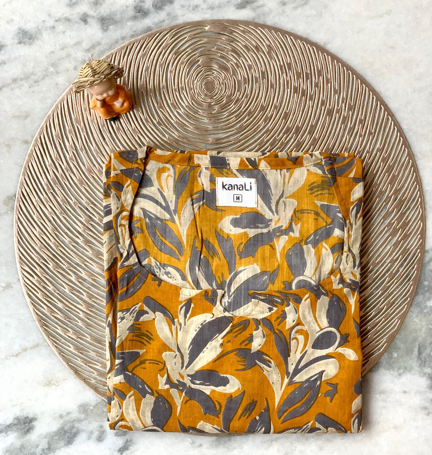 Mustard grey - Kurti