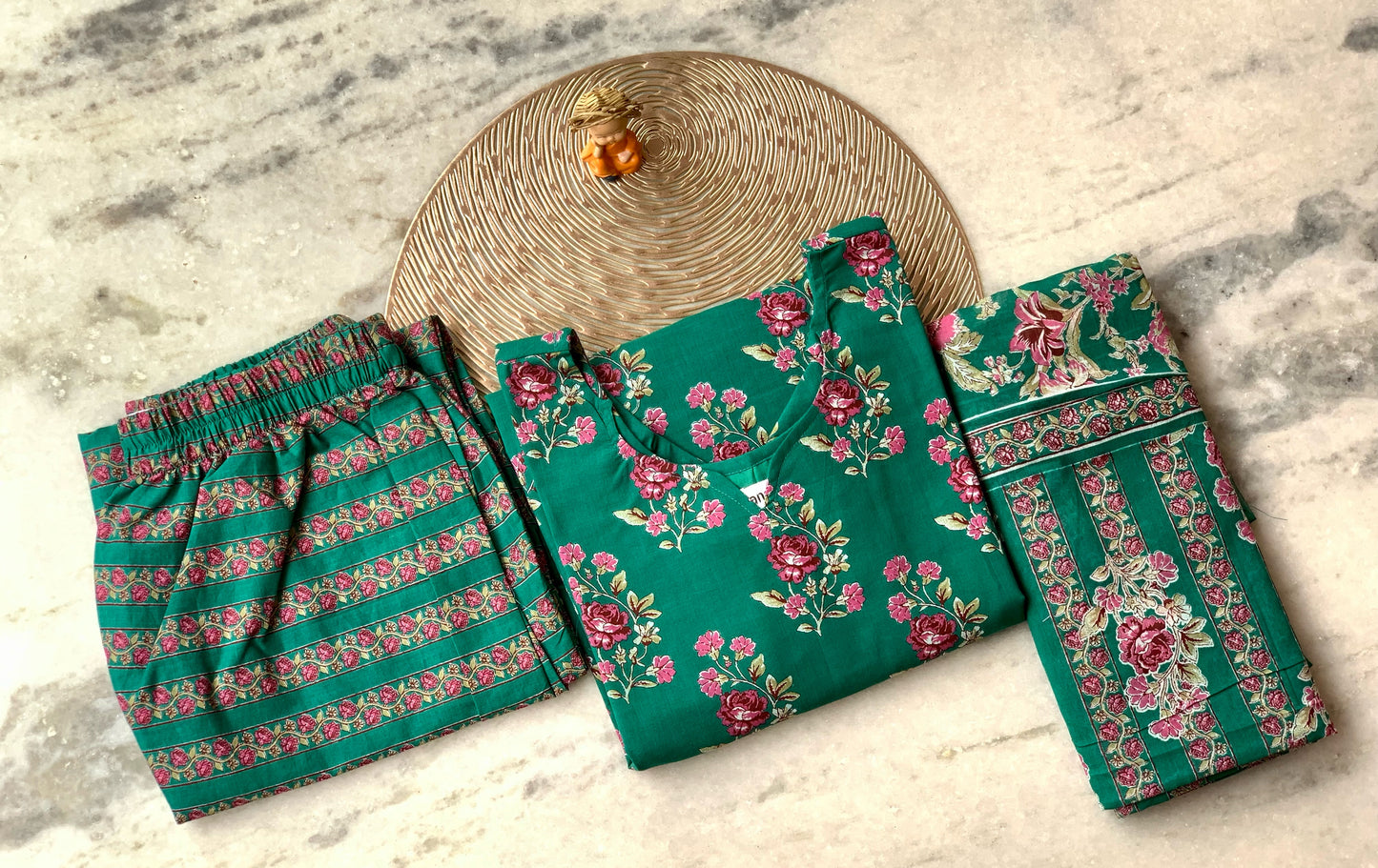 Green forest  - ⁠Salwar suit set