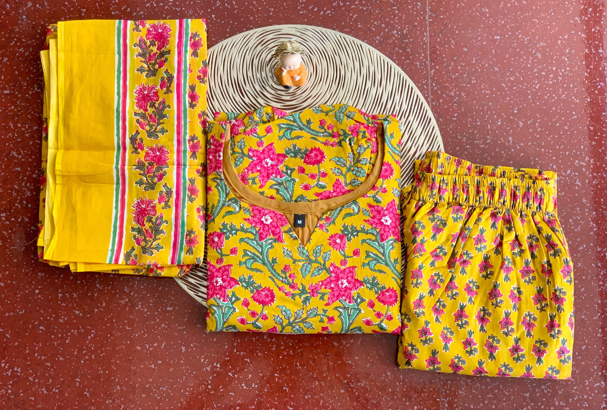 Sunshine gulab - ⁠Salwar suit set