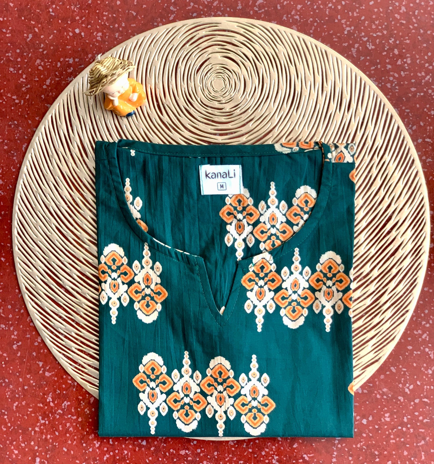 Teal green - Kurti