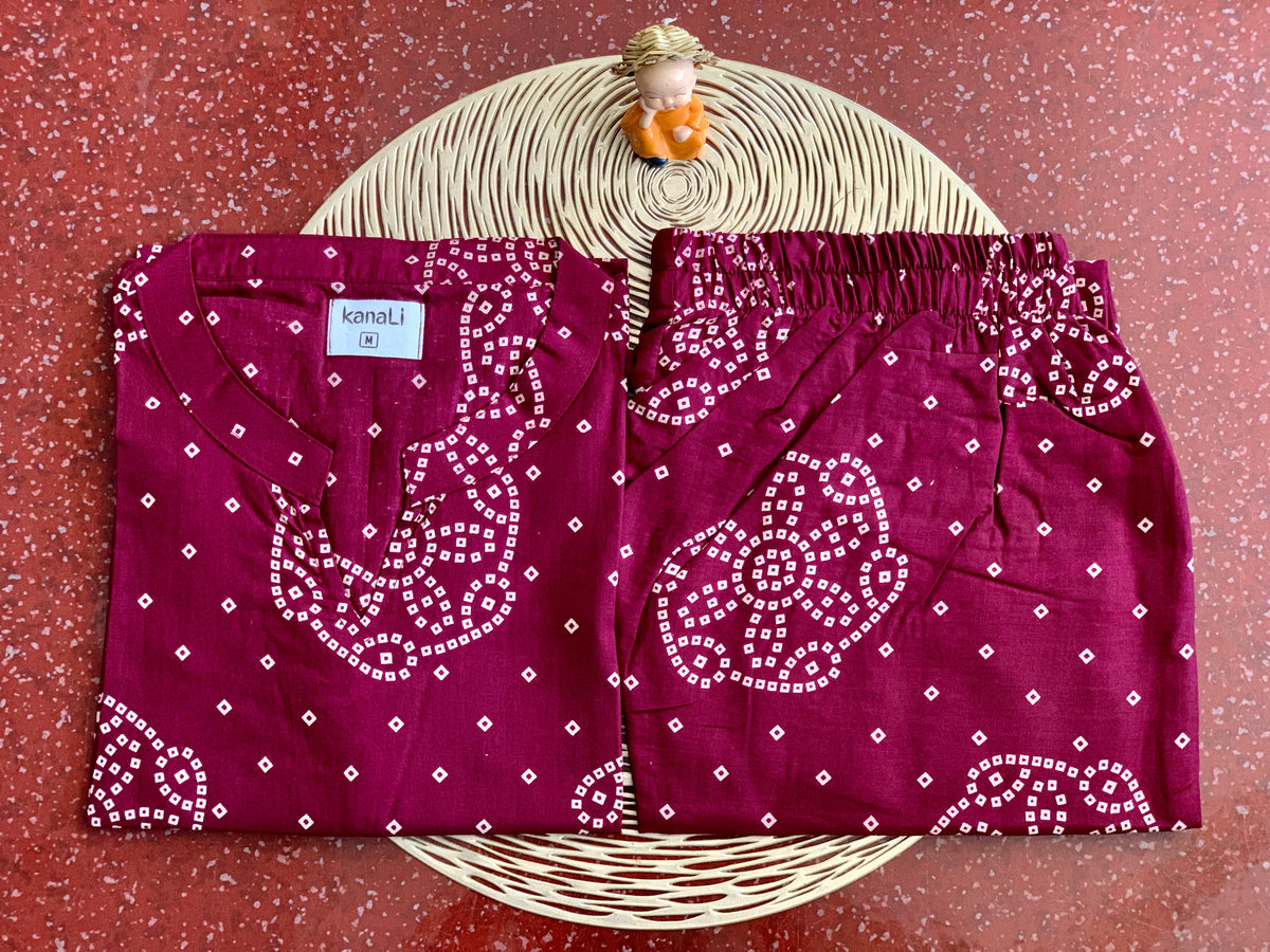 Wine bandhini - Co-ord