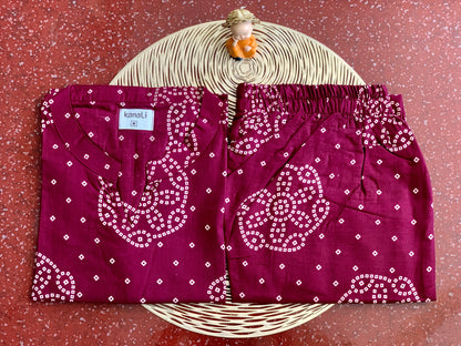 Wine bandhini - Co-ord