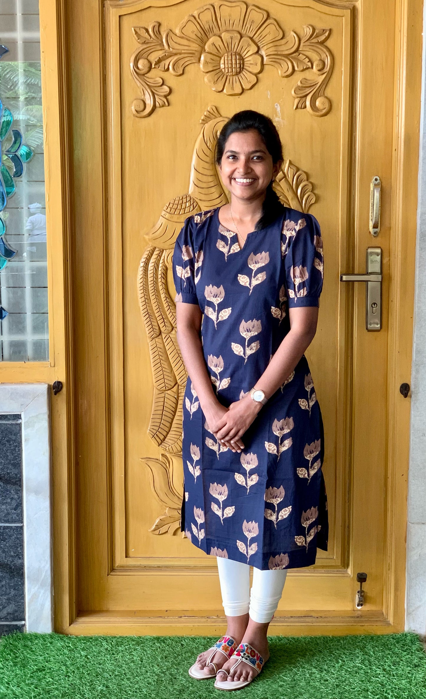 Indigo tulip - Kurti