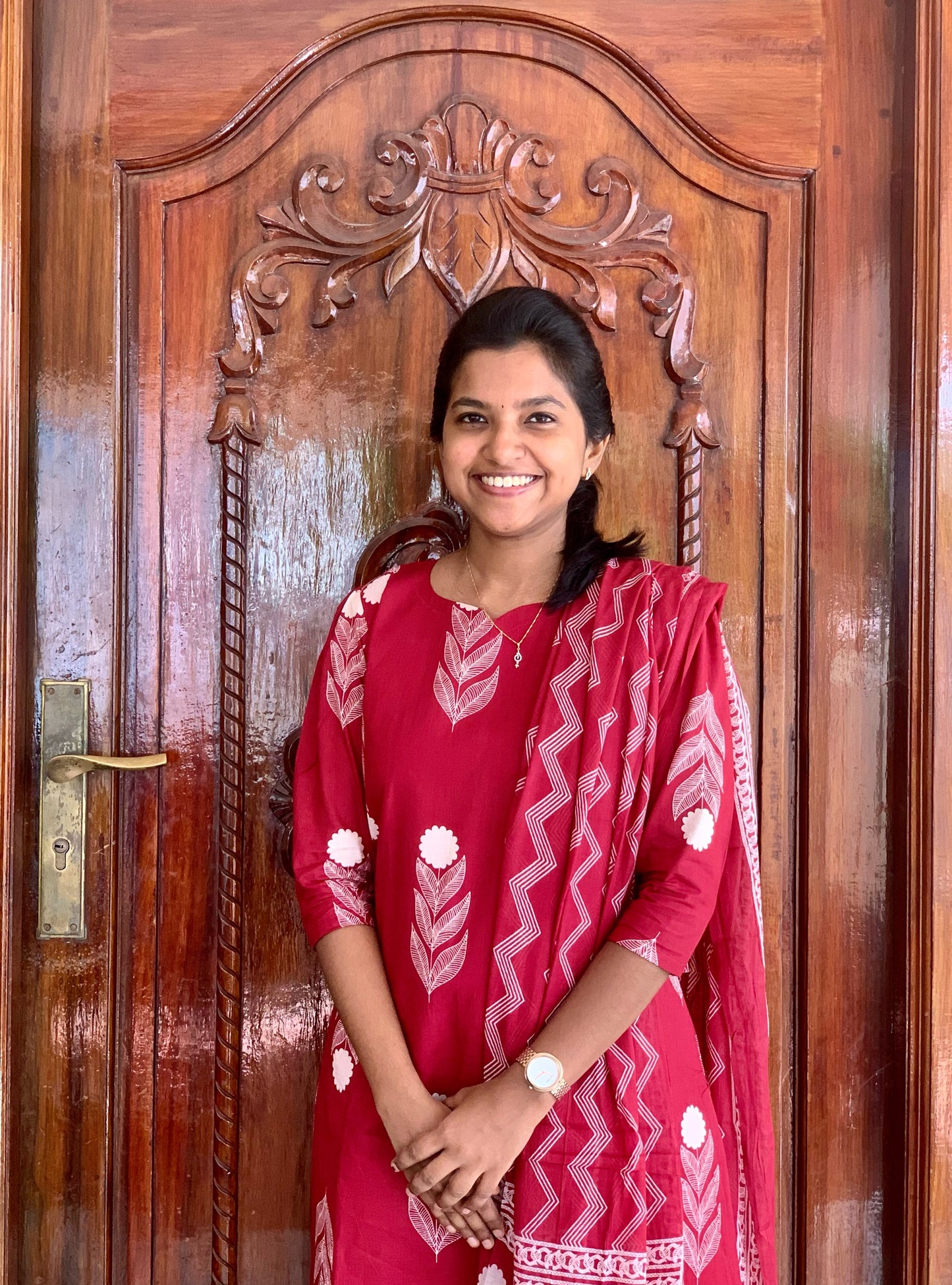 Ruby floral - ⁠Salwar suit set