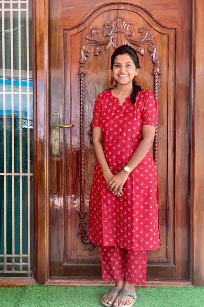 Red lotus - Co-ord