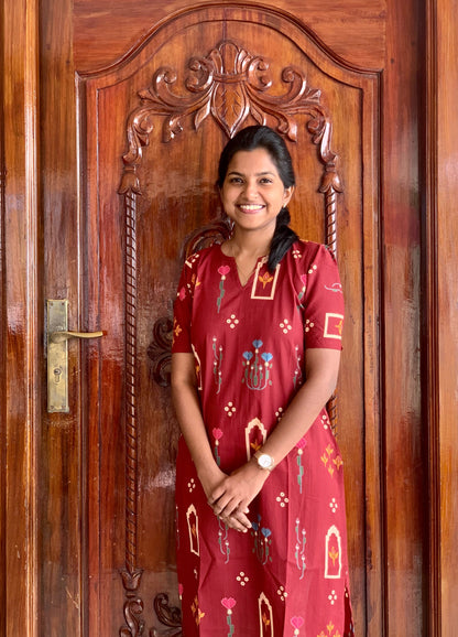 Mughal petal - Kurti