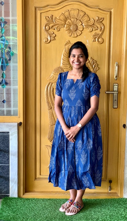 The Indigo leaf - Maxi