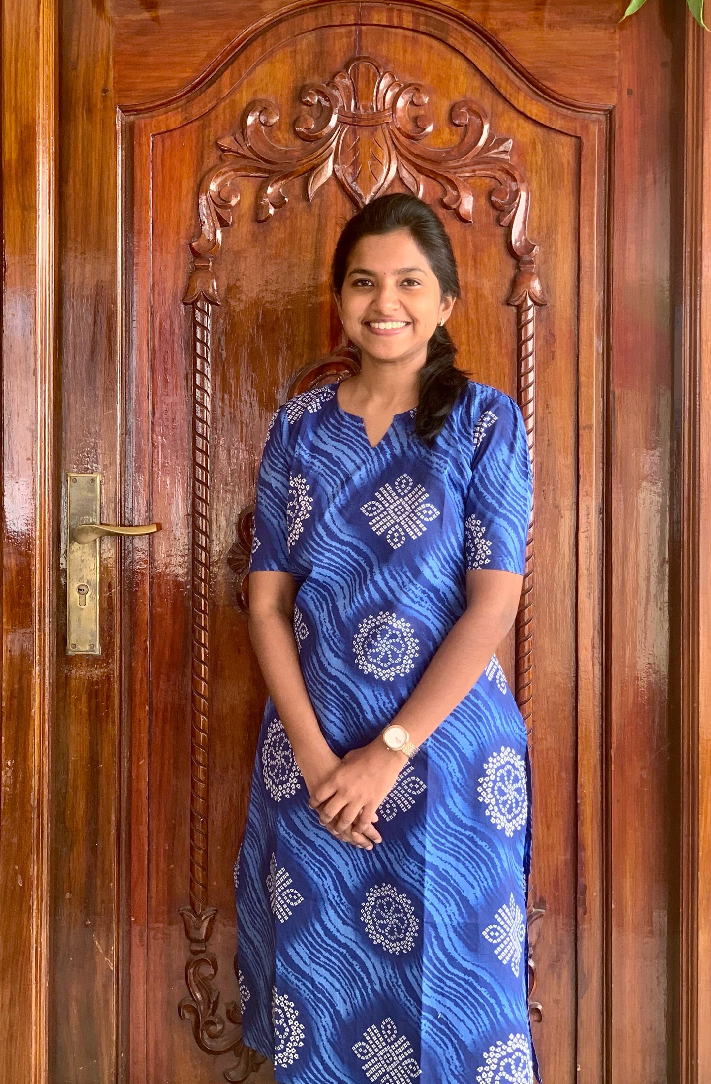 Bandhani blue - Co-ord