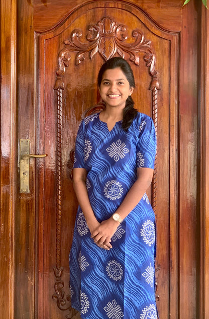 Bandhani blue - Co-ord