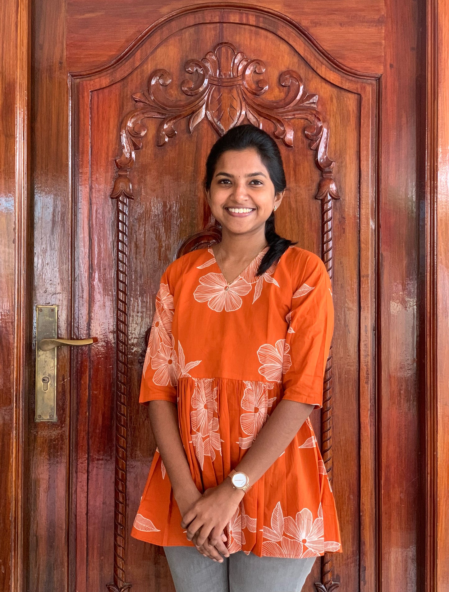 Dancing dahlias - Short Tops