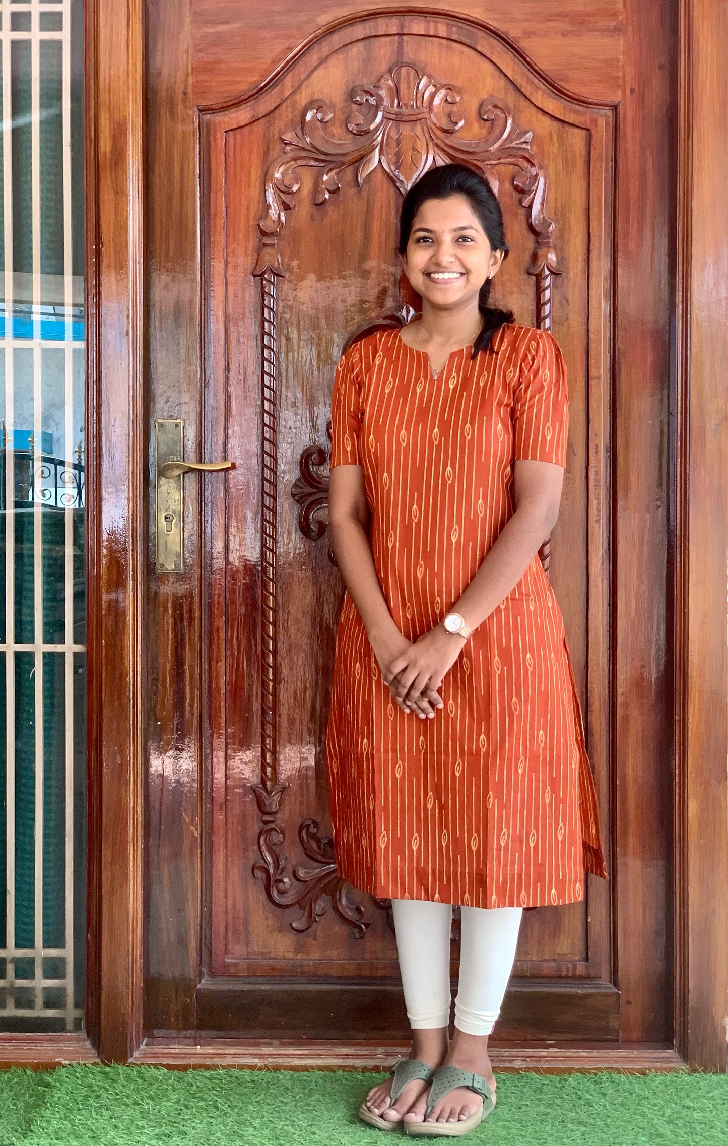 Rust orange - Kurti