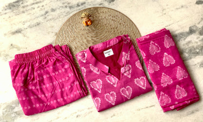 Rosy romance  - ⁠Salwar suit set