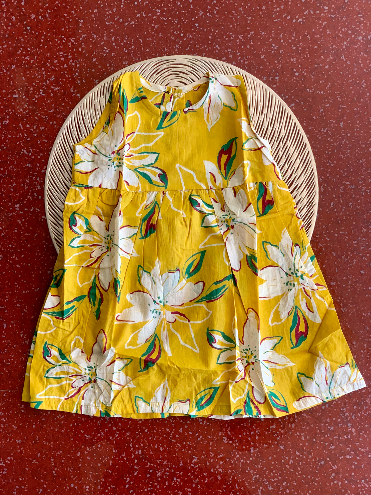 Lemon floral - Baby Frock
