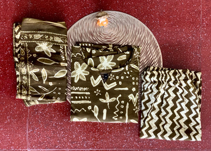Earthy Olive - ⁠Salwar suit set