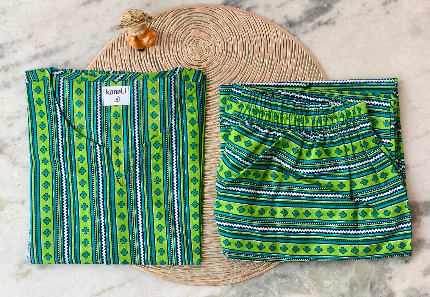 Green stripey - Co-ord