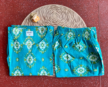 Aqua bloom - Co-ord
