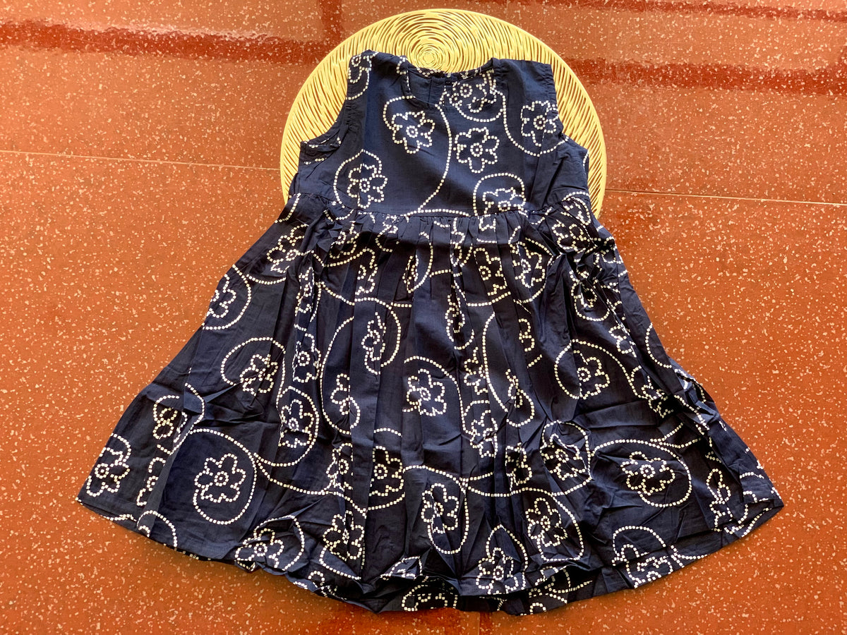 Blue flower - Baby Frock
