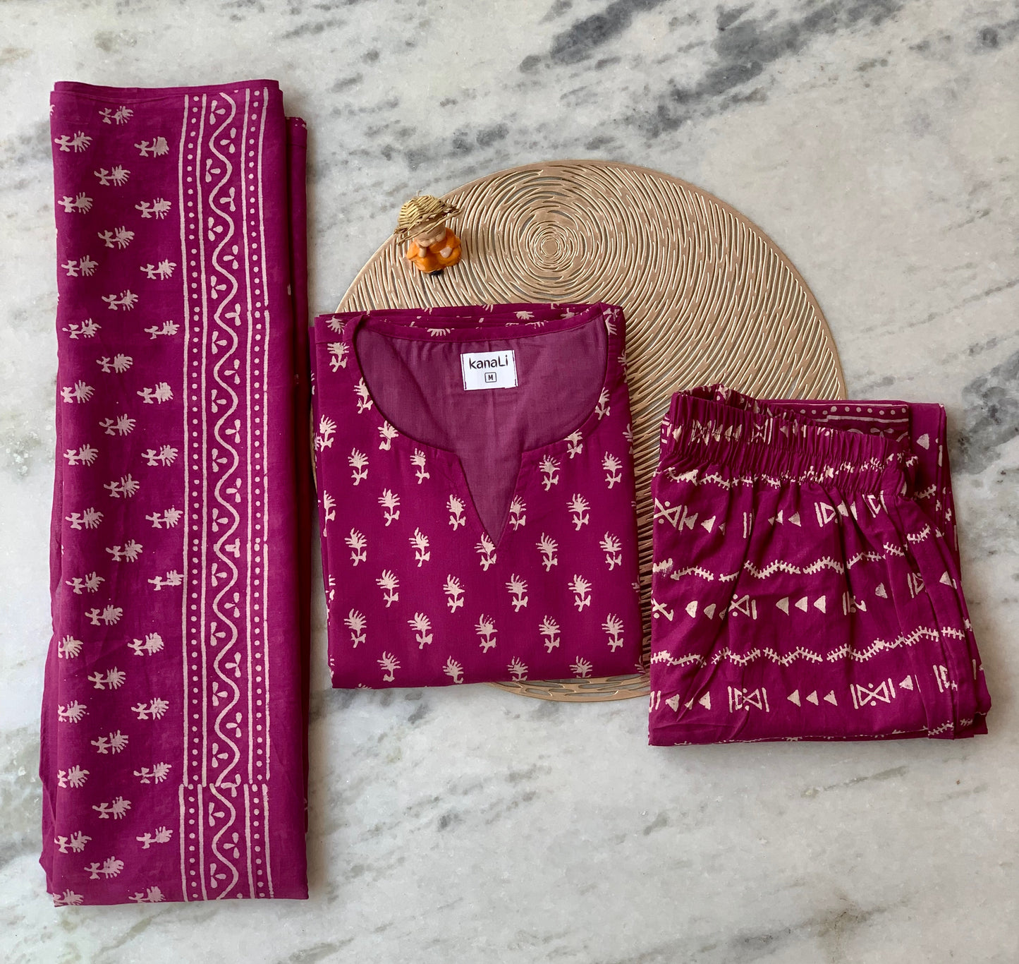 Mulberry petal - ⁠Salwar suit set(*Preorder)