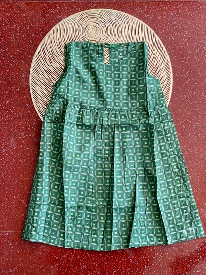 Dusty green - Baby Frock