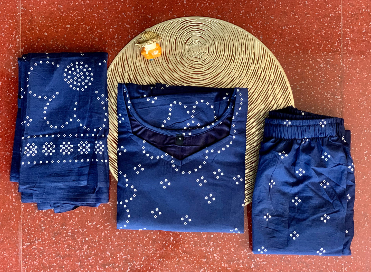 Deep indigo - ⁠Salwar suit set