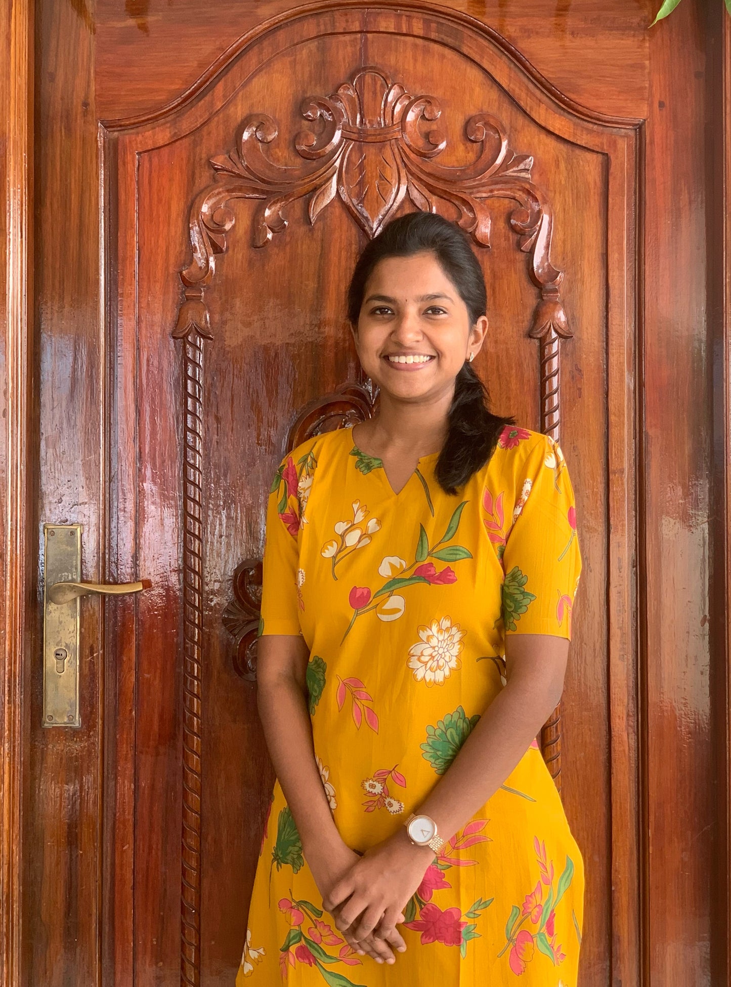 Mustard floral - Co-ord