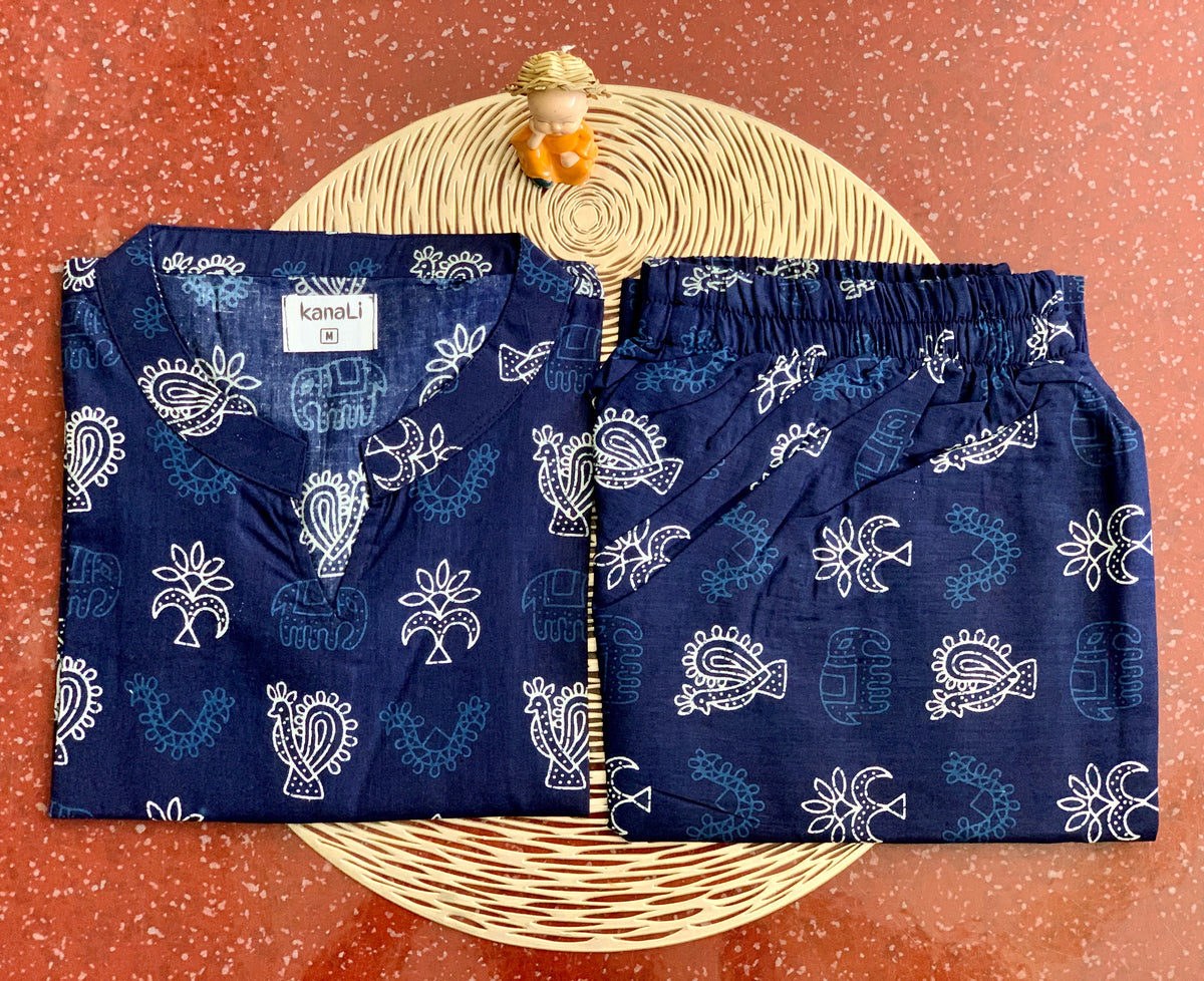 Neel rangoli - Co-ord