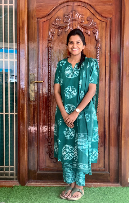 Emerald fern - ⁠Salwar suit set