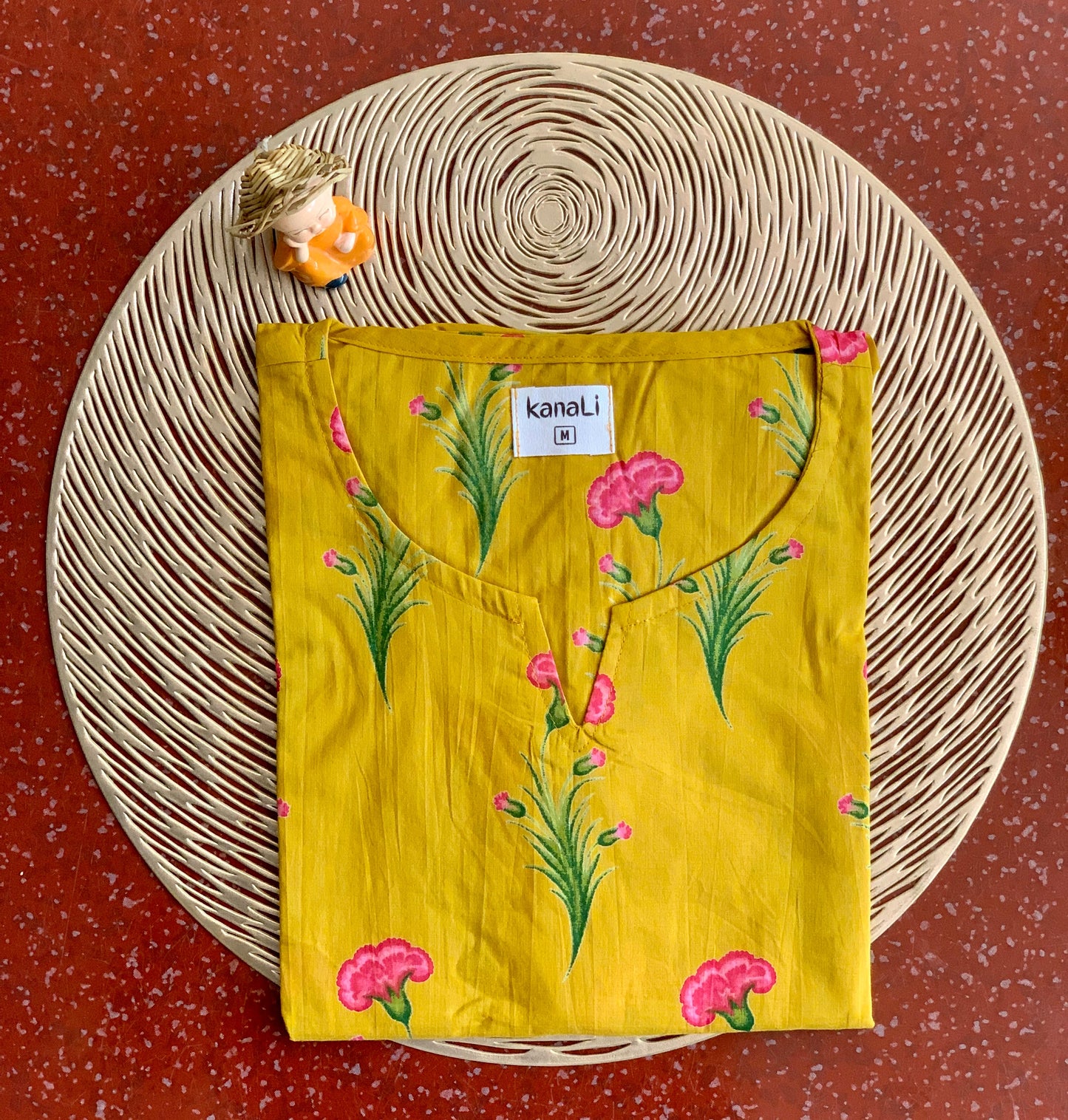 Yellow bloom - Kurti